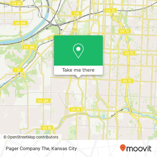 Mapa de Pager Company The