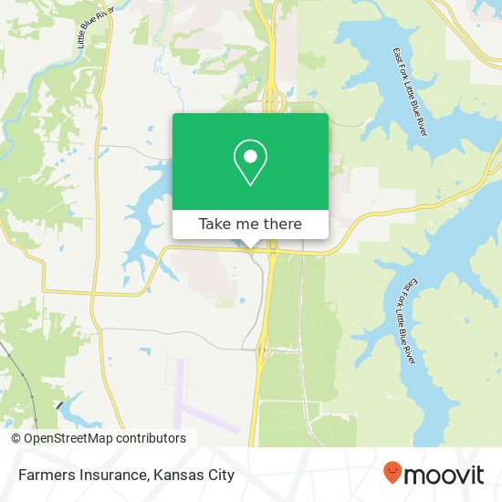 Mapa de Farmers Insurance