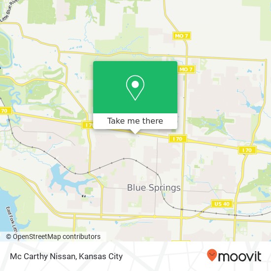 Mc Carthy Nissan map