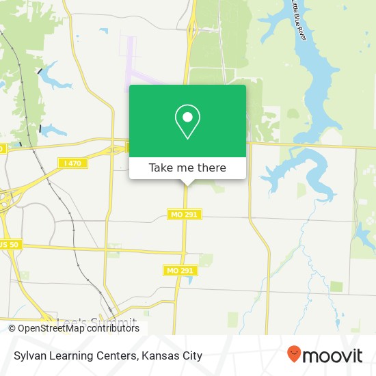 Sylvan Learning Centers map