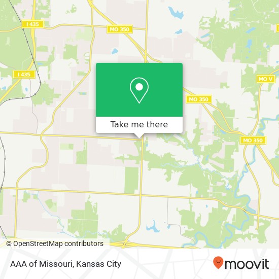 Mapa de AAA of Missouri