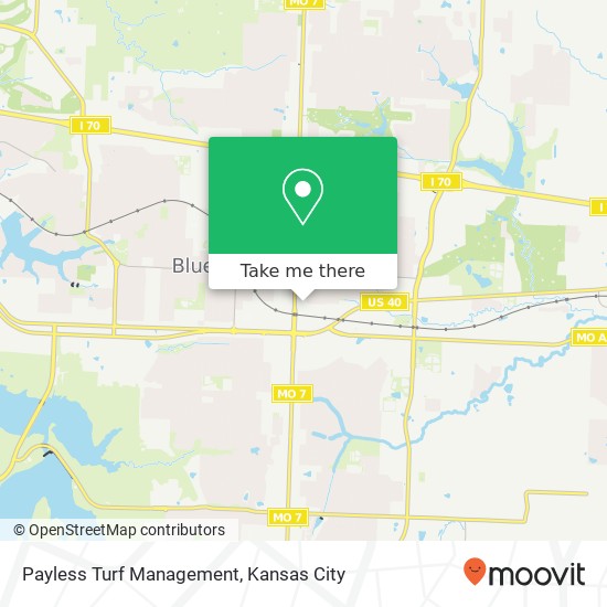 Payless Turf Management map