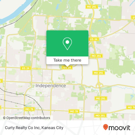 Curty Realty Co Inc map