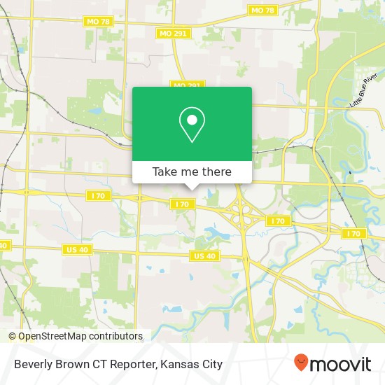 Mapa de Beverly Brown CT Reporter