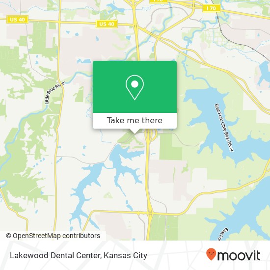 Mapa de Lakewood Dental Center