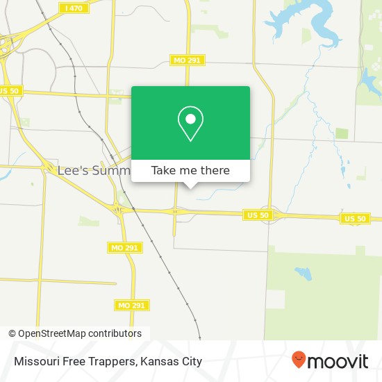 Missouri Free Trappers map