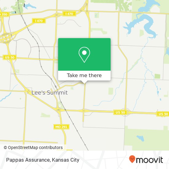 Pappas Assurance map