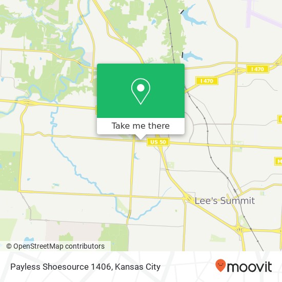 Payless Shoesource 1406 map