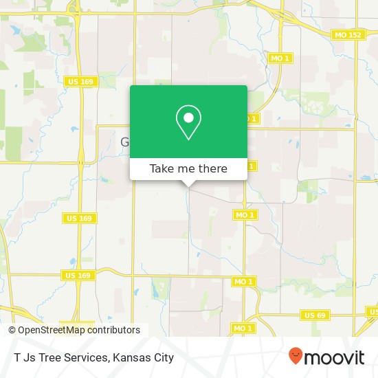 T Js Tree Services map