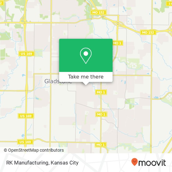 Mapa de RK Manufacturing