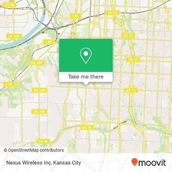 Mapa de Nexus Wireless Inc