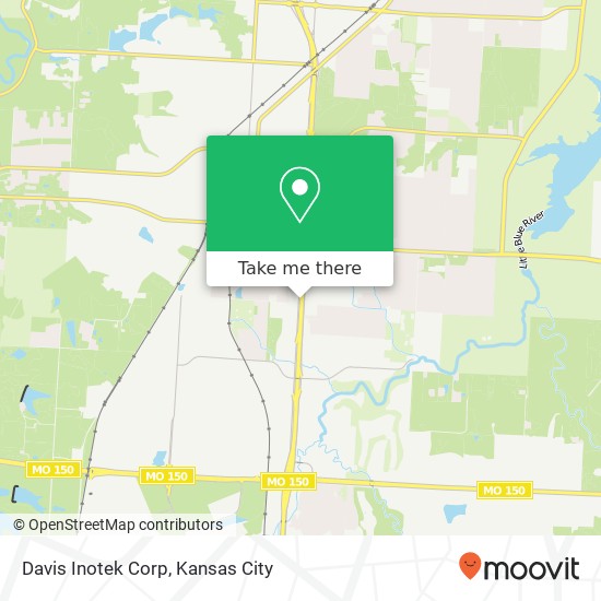 Mapa de Davis Inotek Corp