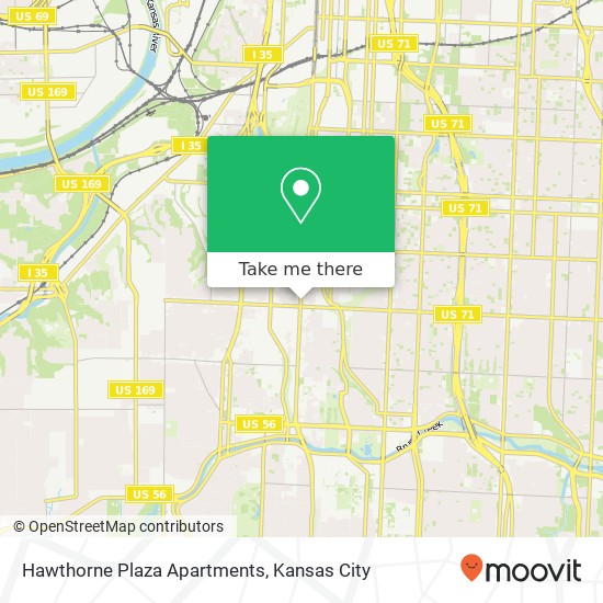 Mapa de Hawthorne Plaza Apartments