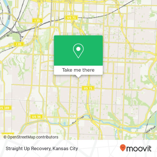 Straight Up Recovery map