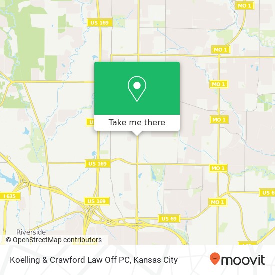 Koelling & Crawford Law Off PC map