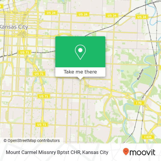 Mount Carmel Missnry Bptst CHR map