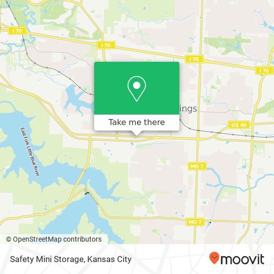 Safety Mini Storage map