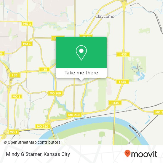 Mindy G Starner map