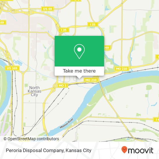 Peroria Disposal Company map