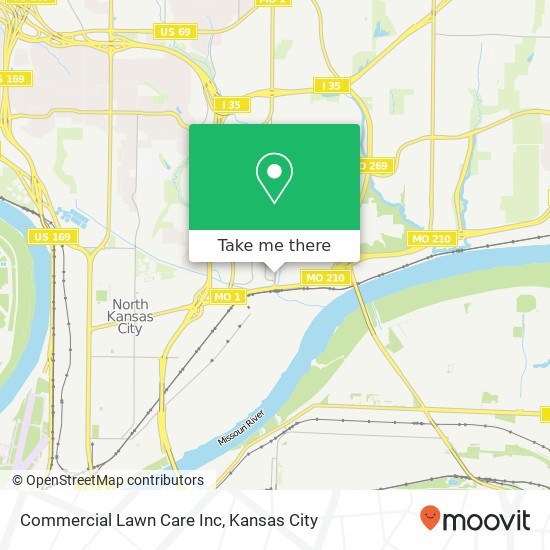 Commercial Lawn Care Inc map