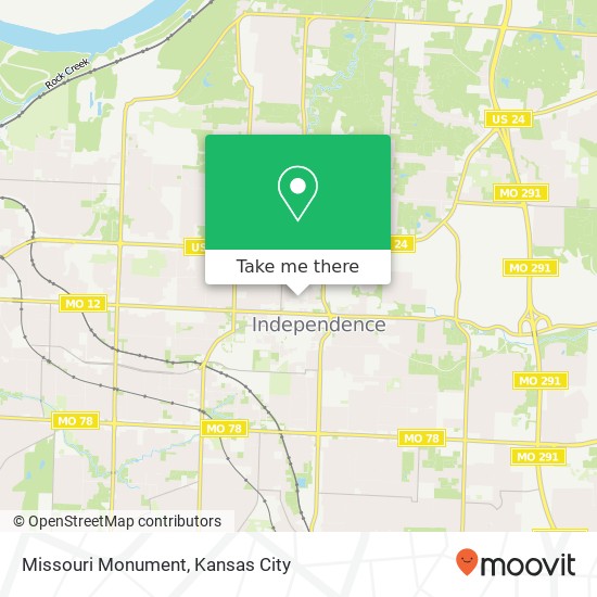 Missouri Monument map