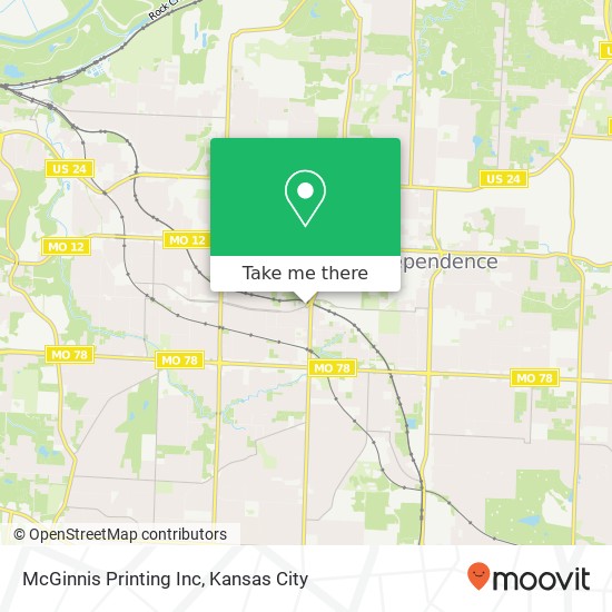 Mapa de McGinnis Printing Inc
