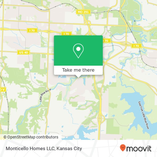 Mapa de Monticello Homes LLC