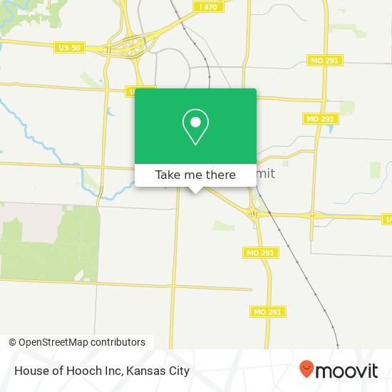 Mapa de House of Hooch Inc