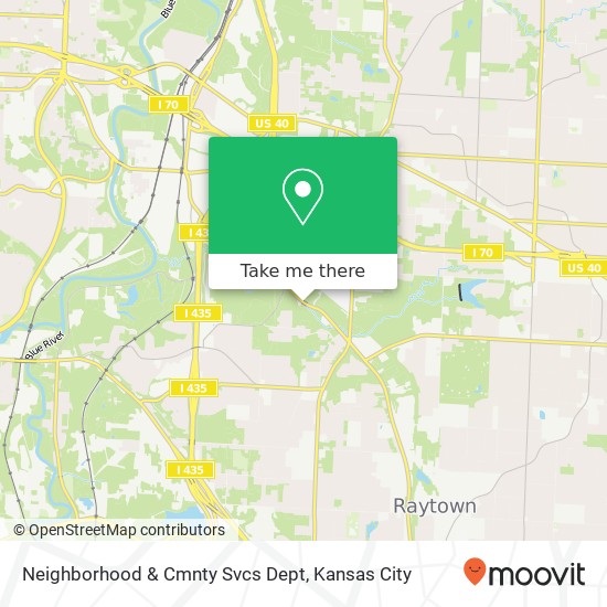 Neighborhood & Cmnty Svcs Dept map