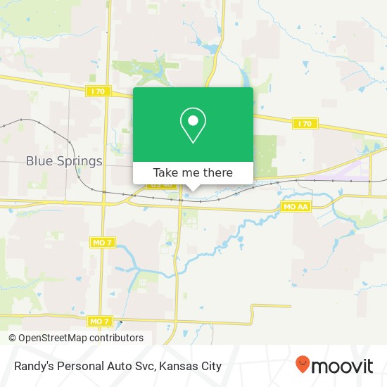 Randy's Personal Auto Svc map