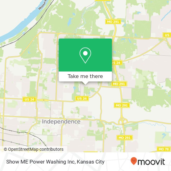 Mapa de Show ME Power Washing Inc