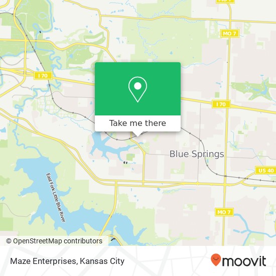 Maze Enterprises map