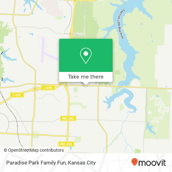 Paradise Park Family Fun map