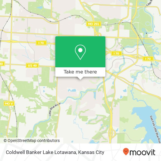 Coldwell Banker Lake Lotawana map