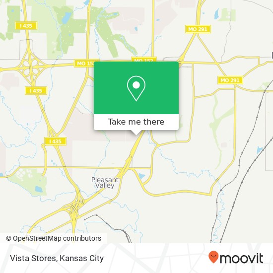 Vista Stores map