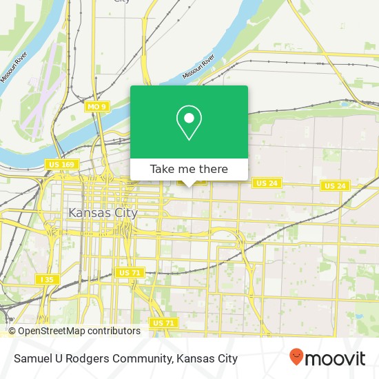 Mapa de Samuel U Rodgers Community