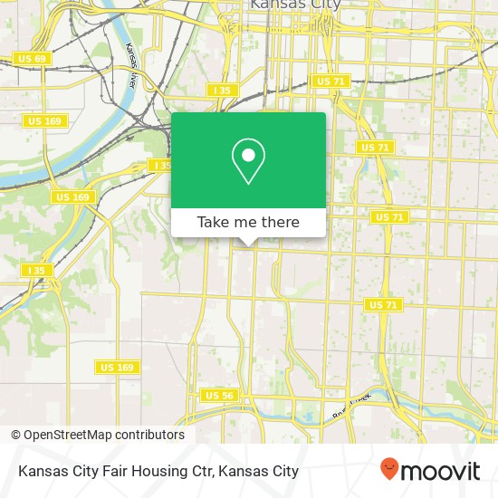 Kansas City Fair Housing Ctr map