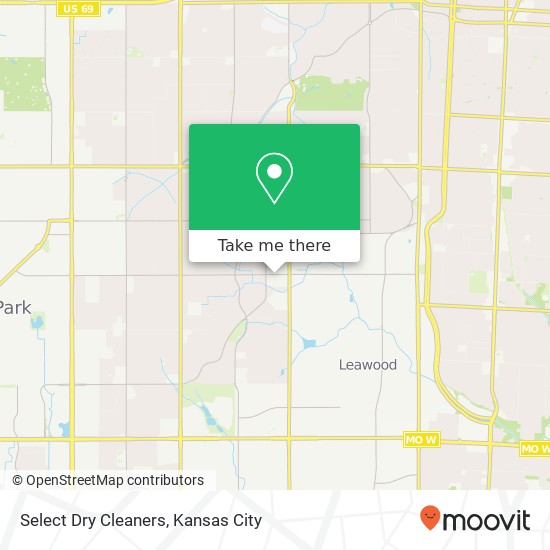 Select Dry Cleaners map