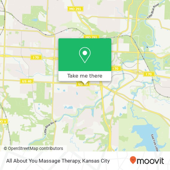 Mapa de All About You Massage Therapy