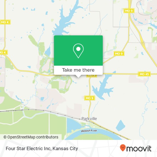 Four Star Electric Inc map