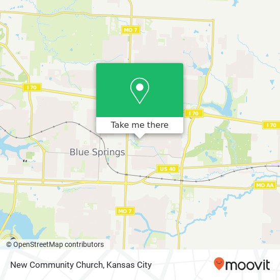 Mapa de New Community Church