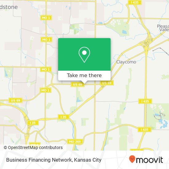Business Financing Network map