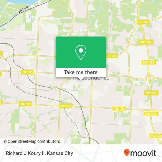 Richard J Koury II map