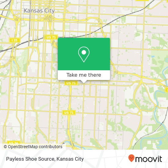 Mapa de Payless Shoe Source