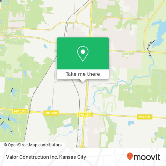 Valor Construction Inc map