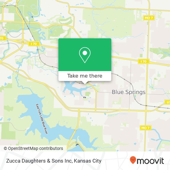 Zucca Daughters & Sons Inc map