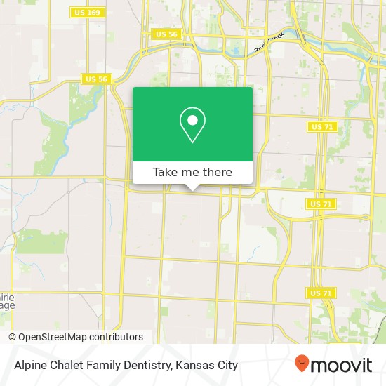 Alpine Chalet Family Dentistry map