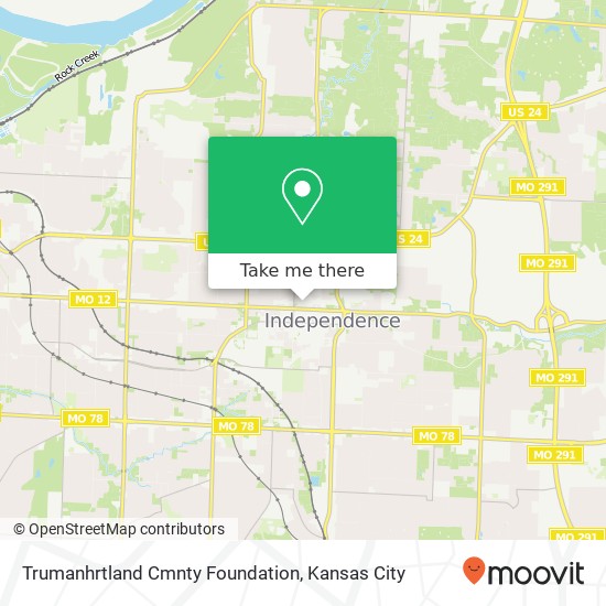 Mapa de Trumanhrtland Cmnty Foundation