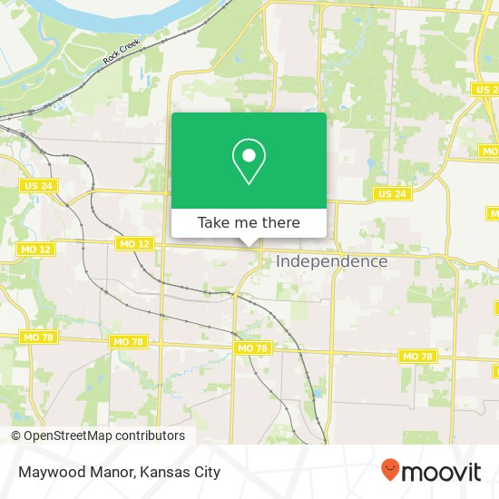 Maywood Manor map