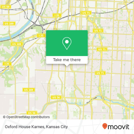 Mapa de Oxford House Karnes